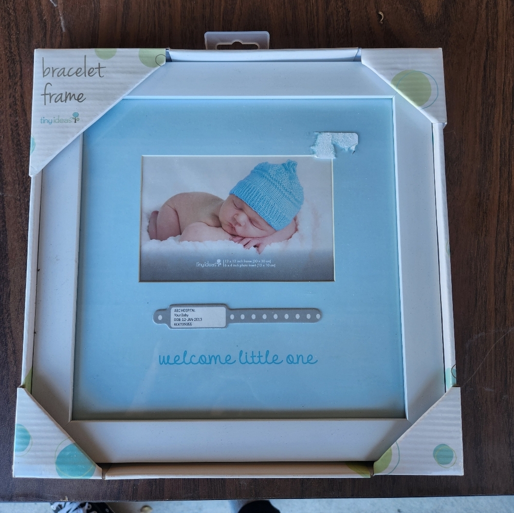 Blue Baby KEEPSAKE PICTURE FRAME NEW